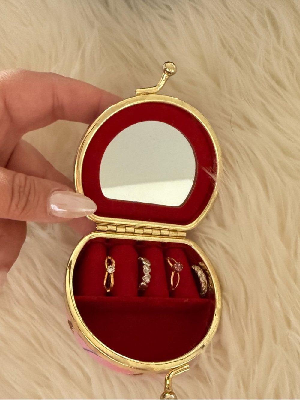 Rings and pouch